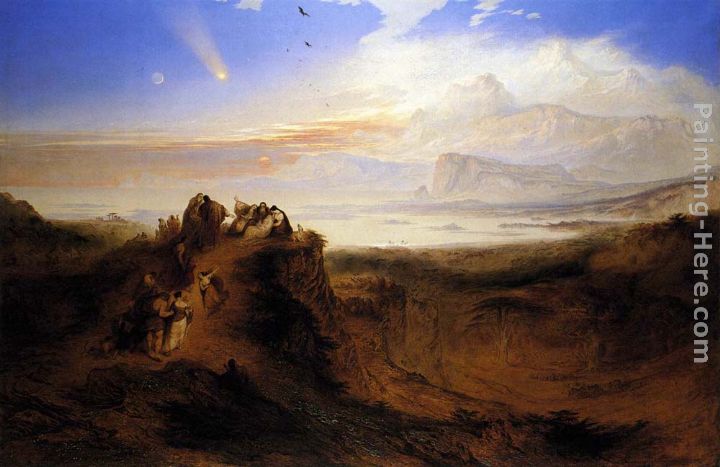 The Eve of the Deluge painting - John Martin The Eve of the Deluge art painting